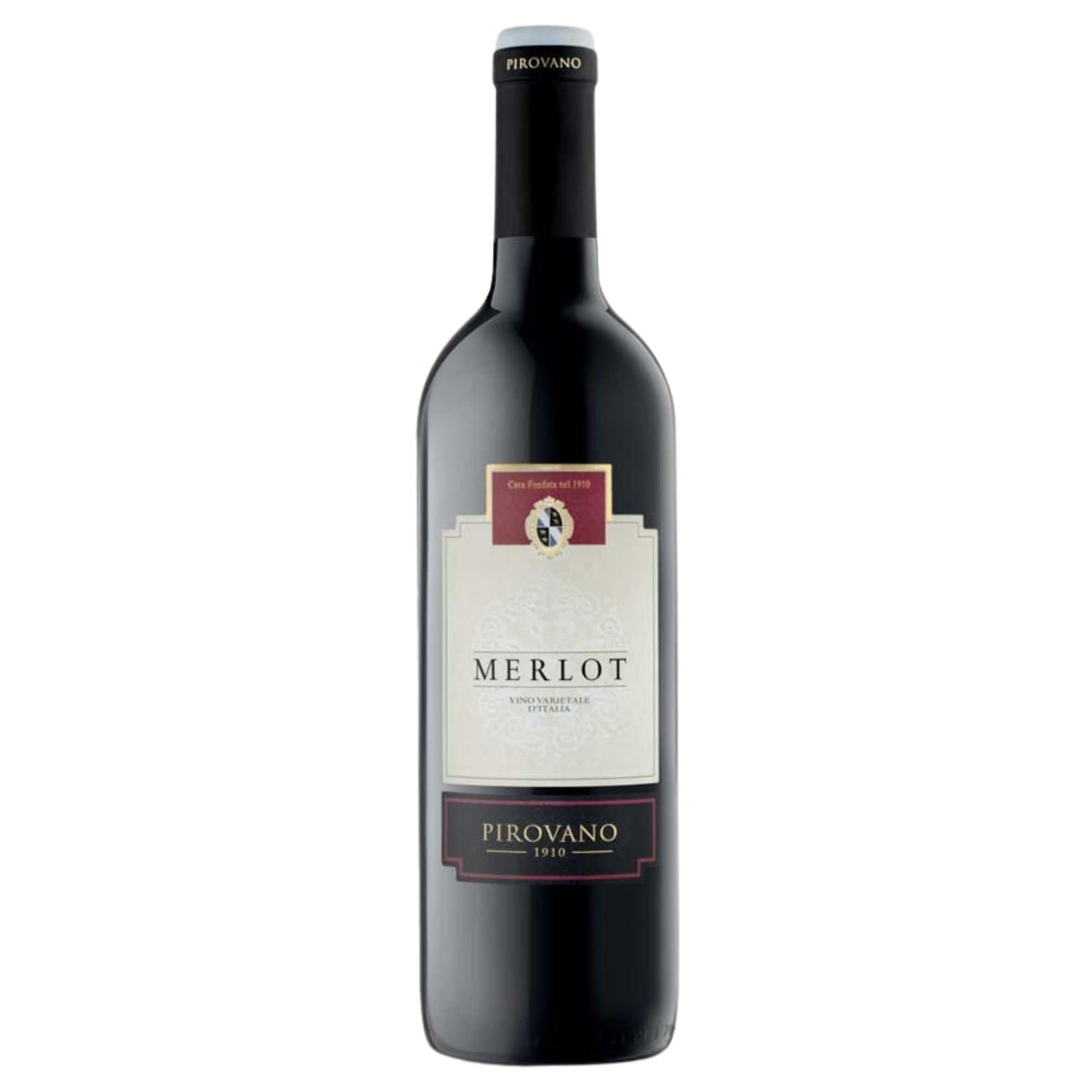 merlot varietale Pirovano 1910 | Merlot Vino Varietale d'Italia - 75 cl - immagine 1