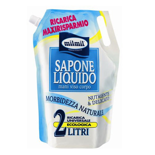mil-mil-sapone-liquido-busta-universale-2-l Mil Mil Sapone Liquido Busta Universale 2 L - immagine 1