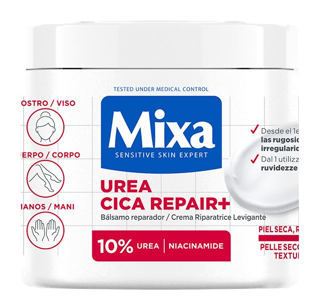 mixa-crema-corpo-urea-cica-repair-400-ml Mixa Crema Corpo Urea Cica Repair 400 ml - immagine 1
