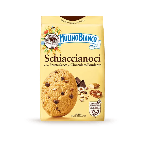 mulino-bianco-biscotti-schiaccianoci-300-g Mulino Bianco Biscotti Schiaccianoci 300 g - immagine 1