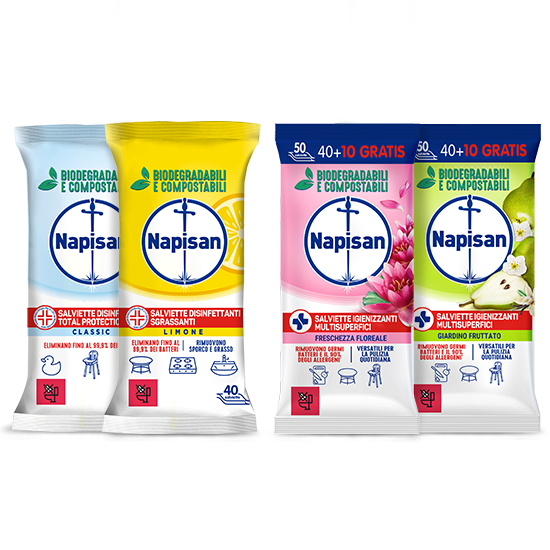 napisan-salviette-disinfettanti-superfici-x-40 Napisan Salviette Disinfettanti Superfici x 40 - immagine 1