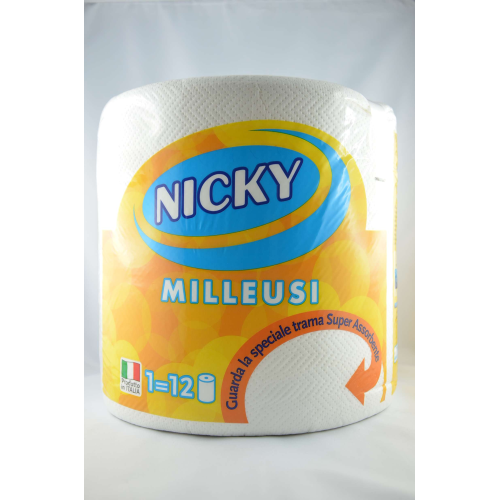 nicky-bobina-asciugatutto-550-strappi Nicky Bobina Asciugatutto 550 Strappi - immagine 1