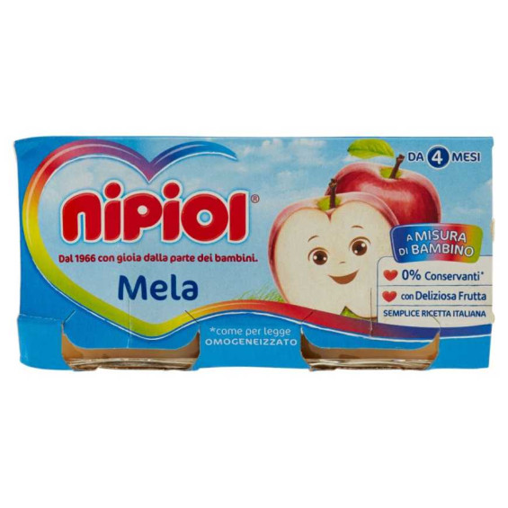 nipiol-omogeneizzato-frutta-mista-2-x-80-g Nipiol Omogeneizzato Frutta Mista 2 x 80 g - immagine 1