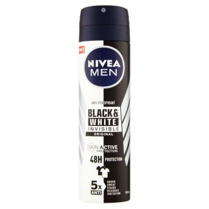 Nivea Men Invisible Black & White Spray, 150 ml