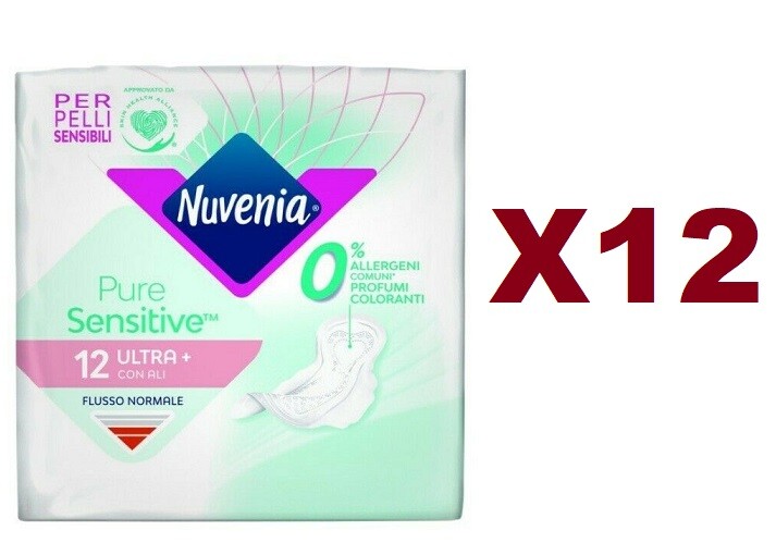 nuvenia-protezione-sensibile-assorbenti-ultra-con-ali-x-12 Nuvenia Protezione Sensibile Assorbenti Ultra con Ali x 12 - immagine 1