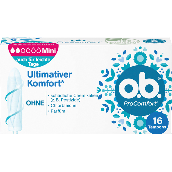 ob-assorbenti-mini-comfort-x-16 O.B. Assorbenti Mini Comfort x 16 - immagine 1