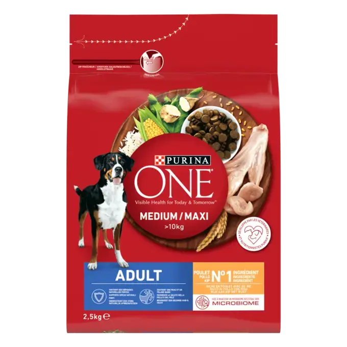 one-cibo-per-cani-mediummaxi-adult-pollo-e-riso-25-kg One Cibo per Cani Medium-Maxi Adult Pollo e Riso 2,5 kg - immagine 1