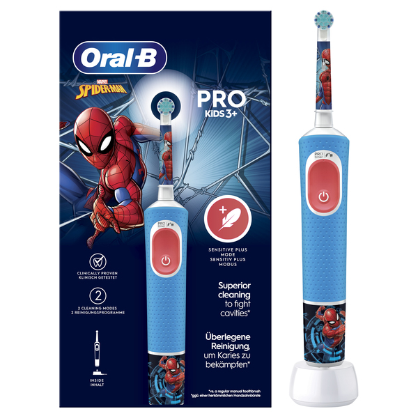 oral-b-power-vitality-pro-kids-spiderman Oral B Power Vitality Pro Kids Spiderman - immagine 1