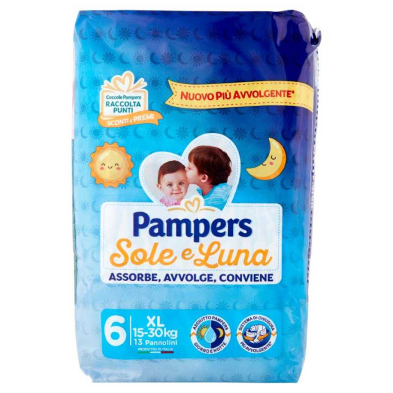 pampers-pannolini-sole-e-luna-mutandina-junior-x14 Pampers Pannolini Sole e Luna Mutandina Junior x14 - immagine 1