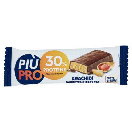 piupro-barretta-proteica-arachidi-e-cioccolato-40-g Piupro Barretta Proteica Arachidi e Cioccolato 40 g - immagine 1