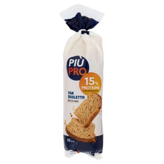piupro-pane-morbido-fette-proteico-400-g Piupro Pane Morbido Fette Proteico 400 g - immagine 1
