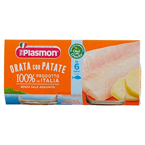 plasmon-omogeneizzato-orata-2-x-80-g Plasmon Omogeneizzato Orata 2 x 80 g - immagine 1