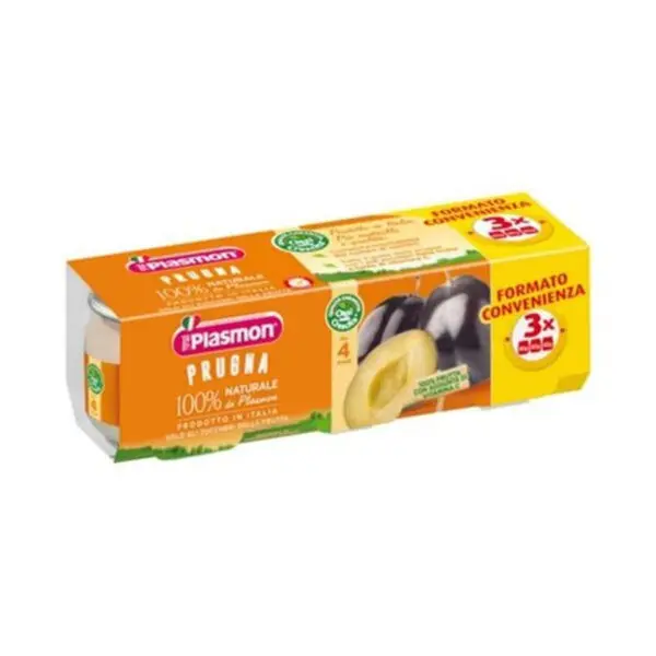 plasmon-omogeneizzato-prugna-3-x-80-g Plasmon Omogeneizzato Prugna 3 x 80 g - immagine 1