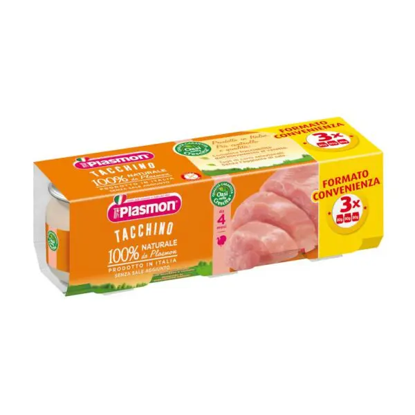 plasmon-omogeneizzato-tacchino-3-x-80-g Plasmon Omogeneizzato Tacchino 3 x 80 g - immagine 1