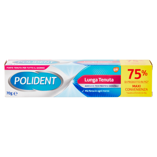 polident-crema-adesiva-lunga-tenuta-70-g Polident Crema Adesiva Lunga Tenuta 70 g - immagine 1