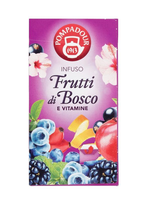pompadour-infuso-10-vitamine-frutti-di-bosco-60-g Pompadour Infuso 10 Vitamine Frutti di Bosco 60 g - immagine 1