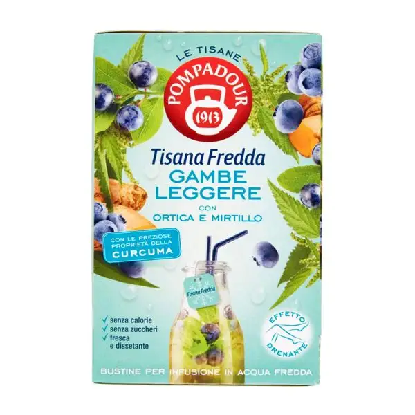 pompadour-tisana-fredda-gambe-leggere-18-filtri Pompadour Tisana Fredda Gambe Leggere 18 filtri - immagine 1