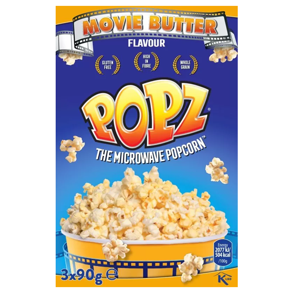 popz-pop-corn-microonde-formaggio-270-g Popz Pop Corn Microonde Formaggio 270 g - immagine 1