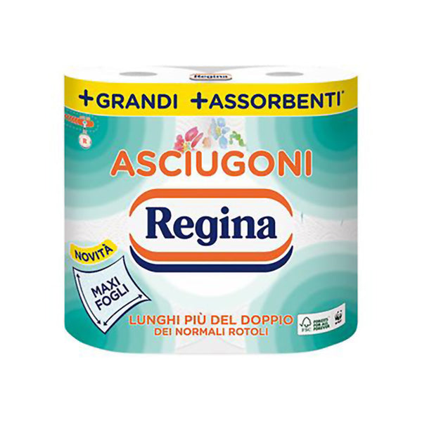 regina-carta-casa-asciugoni-2-rotoli Regina Carta Casa Asciugoni 2 Rotoli - immagine 1