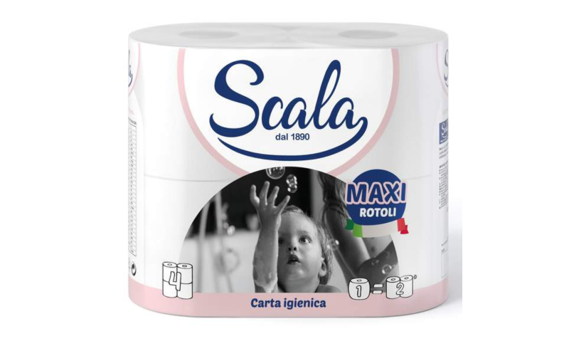 scala-carta-igienica-4-maxi-rotoli Scala Carta Igienica 4 Maxi Rotoli - immagine 1