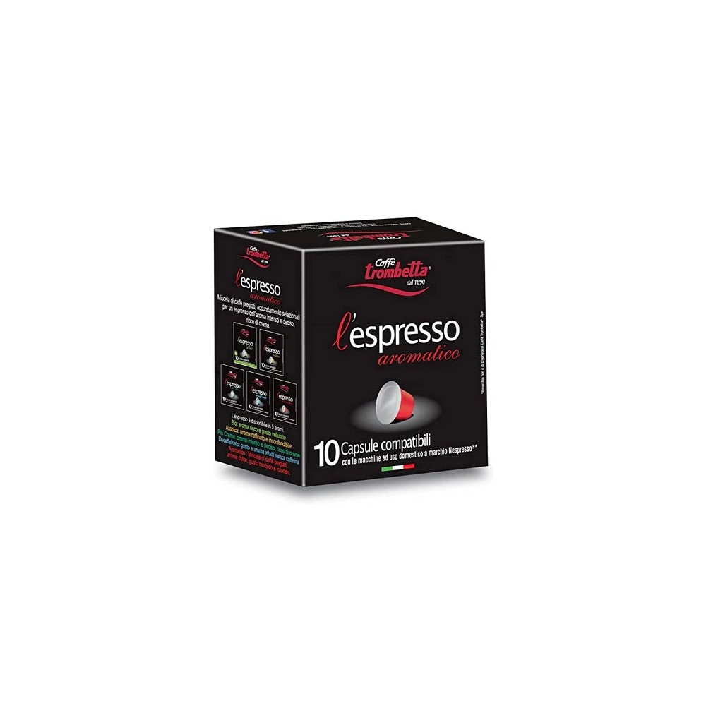 sg_1042_caffe-trombetta-capsule-lespresso-compatibili-nespresso-aromatico-1x10-1 Caffè Trombetta Capsule l'Espresso Compatibili Nespresso | Aromatico - 1x10 - immagine 1