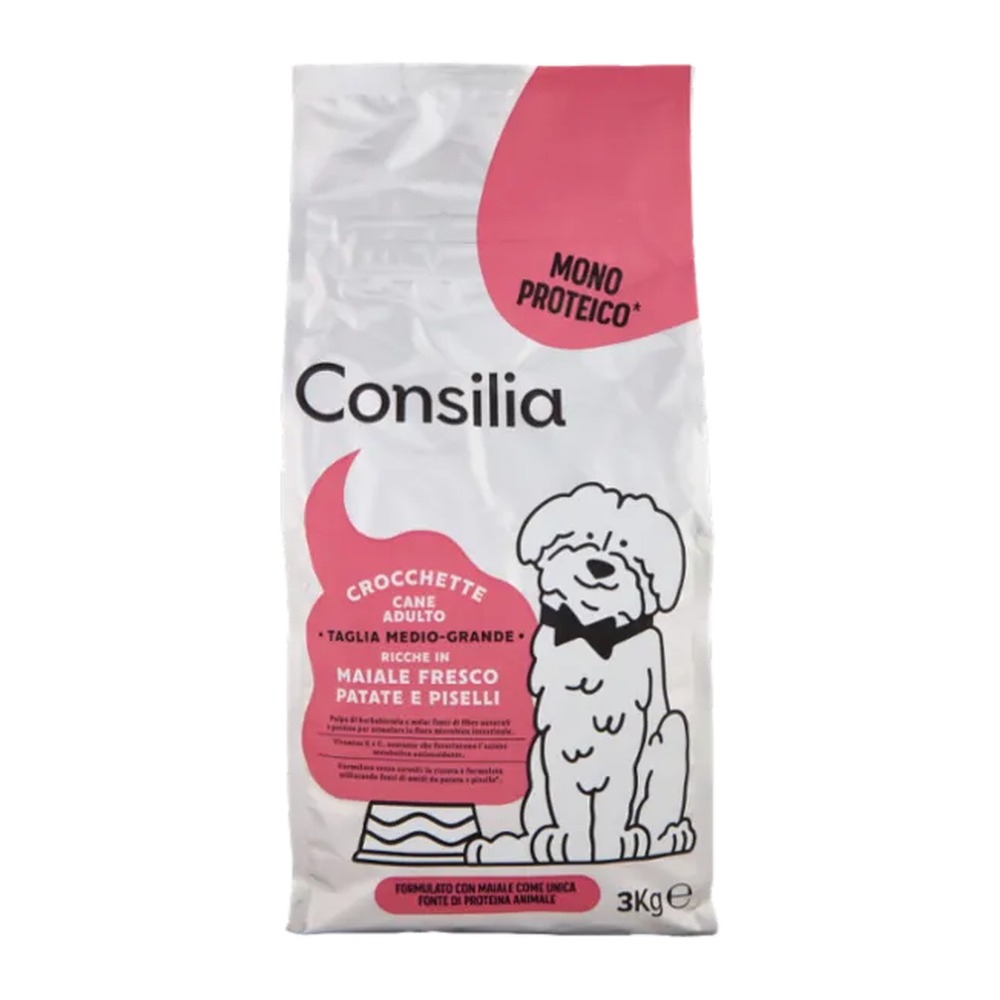 sg_1685_consilia-cane-crocchette-monoproteico-maiale-3-kg Consilia Cane Crocchette Monoproteico Maiale 3 kg - immagine 1