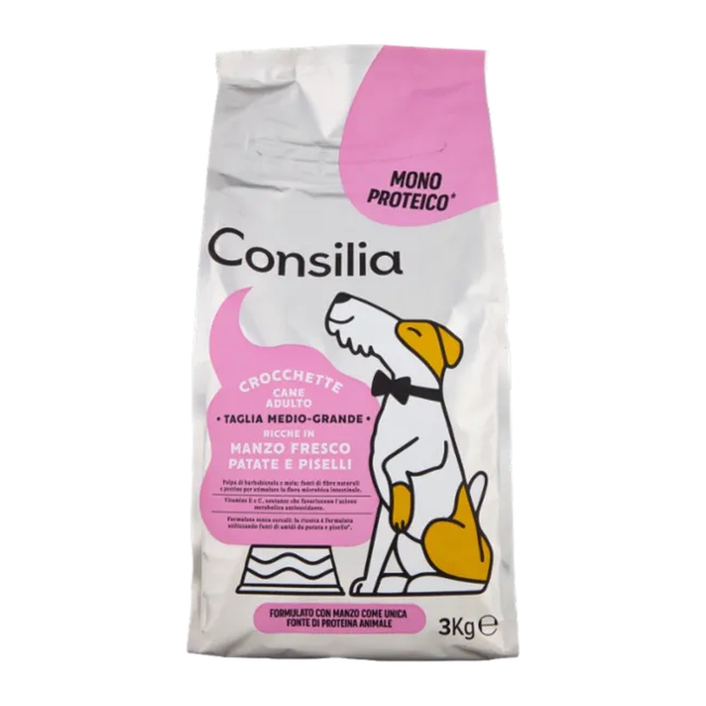 sg_1687_consilia-cane-crocchette-monoproteico-manzo-3-kg Consilia Cane Crocchette Monoproteico Manzo 3 kg - immagine 1