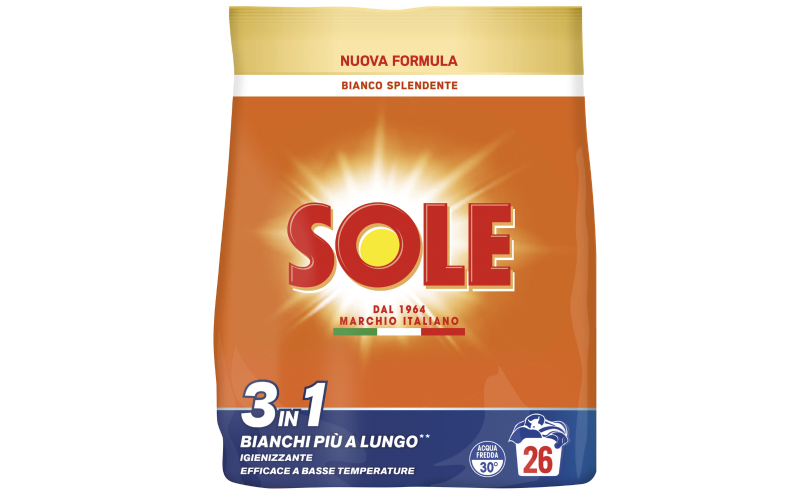 sole-lavatrice-polvere-26-misurini Sole Lavatrice Polvere 26 Misurini - immagine 1