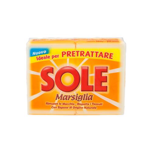 sole-sapone-bianco-marsiglia-2-x-250-g Sole Sapone Bianco Marsiglia 2 x 250 g - immagine 1