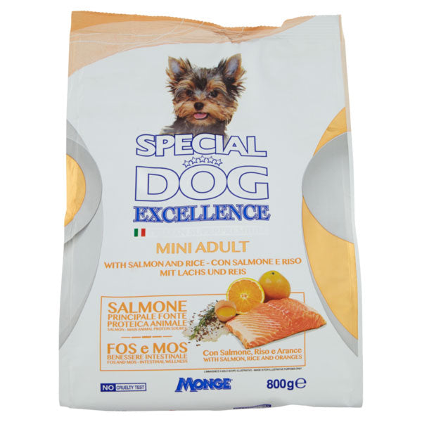 special-dog-ex-monoproteico-mini-adulto-salmone-ipoallergenico-800-g Special Dog Ex. Monoproteico Mini Adulto Salmone Ipoallergenico 800 g - immagine 1