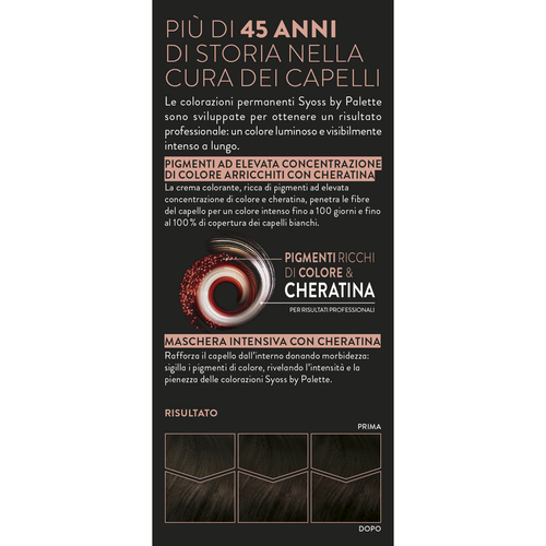 syoss-palette-tinta-castano-scuro-n-3-1 Syoss Palette Tinta Castano Scuro N. 3-1 - immagine 1