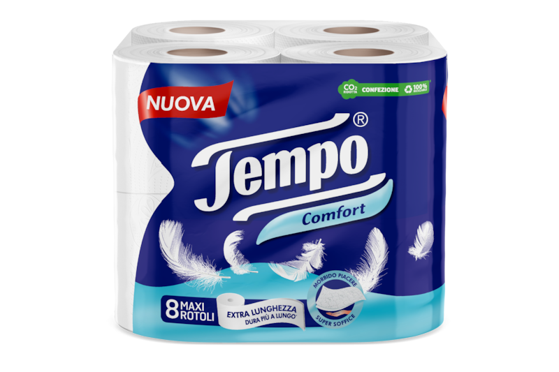 tempo-carta-igienica-maxi-rotolo-x-4 Tempo Carta Igienica Maxi Rotolo x 4 - immagine 1