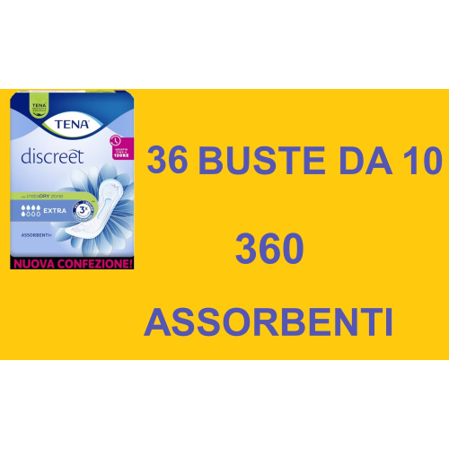 tena-lady-assorbenti-discreet-extra-x-10 Tena Lady Assorbenti Discreet Extra x 10 - immagine 1