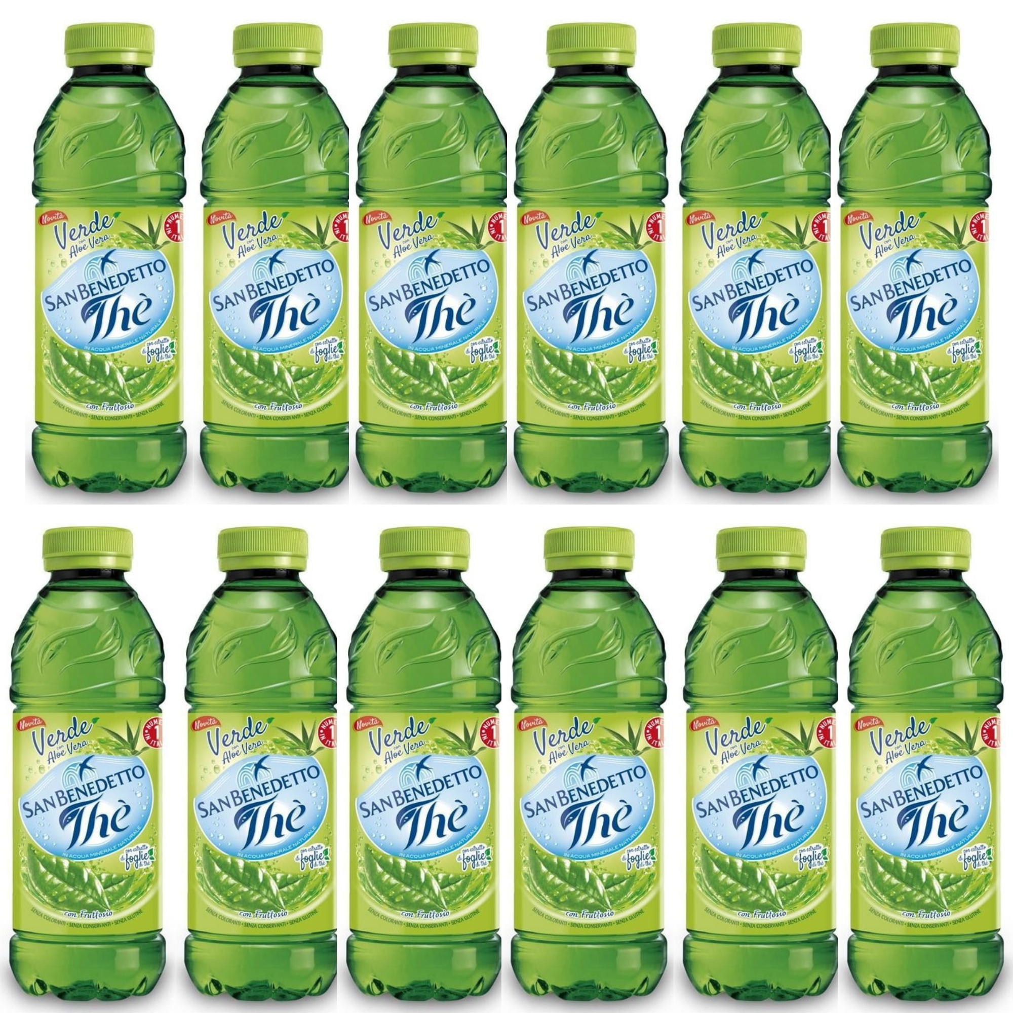the-san-benedetto-verde-in-bottiglie-di-plastica-cl-50x12 San Benedetto The Verde in bottiglia di plastica da 50 cl - immagine 1