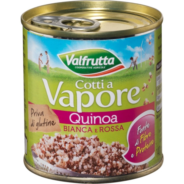 valfrutta-cotti-a-vapore-quinoa-3-x-150-140-g Valfrutta Cotti a Vapore Quinoa 3 x 150/140 g - immagine 1