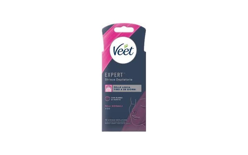 veet-expert-strisce-depilatorie-viso-x-12 Veet Expert Strisce Depilatorie Viso x 12 - immagine 1