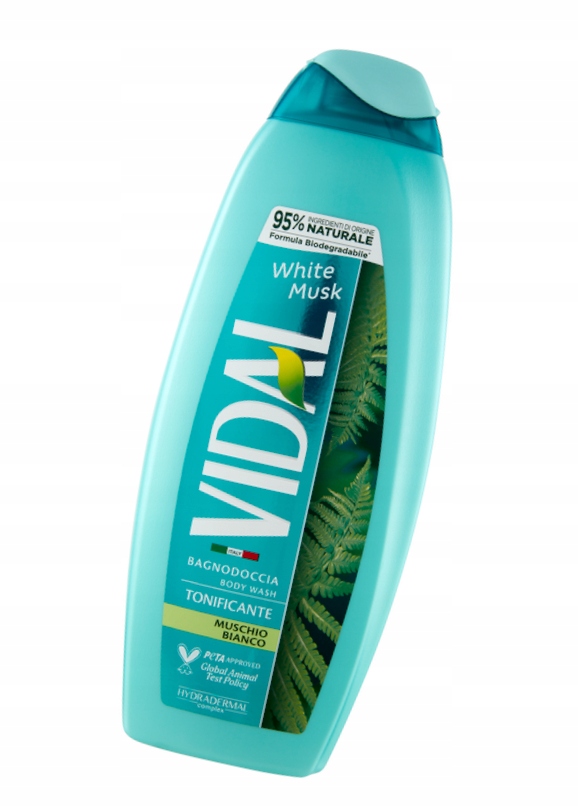 vidal-bagnoschiuma-white-musk-600-ml Vidal Bagnoschiuma White Musk 600 ml - immagine 1