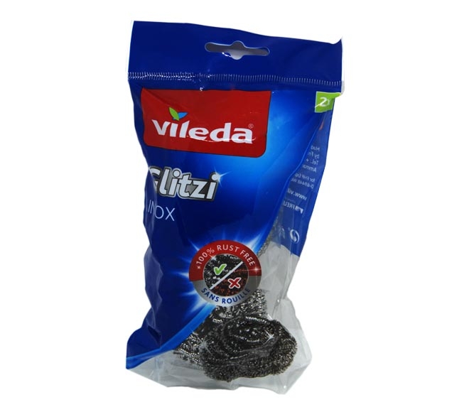 vileda-paglietta-inox-x-2-1 Vileda Paglietta Inox x 2 + 1 - immagine 1