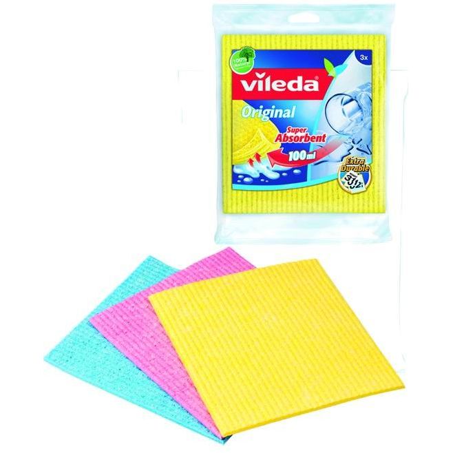 vileda-panno-spugna-x3 Vileda Panno Spugna x3 - immagine 1