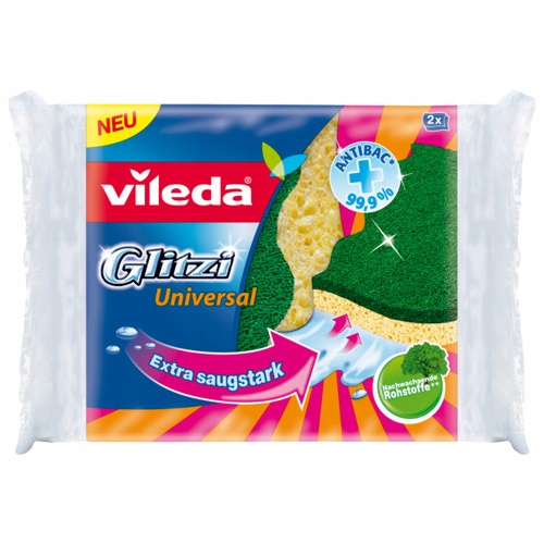vileda-spugna-abrasiva-aqua-x2 Vileda Spugna Abrasiva Aqua x2 - immagine 1
