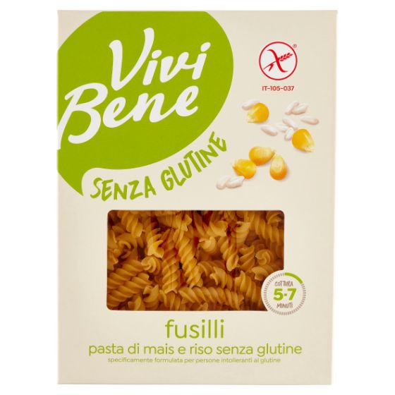vivi-bene-fusilli-senza-glutine-400-g Vivi Bene Fusilli Senza Glutine 400 g - immagine 1