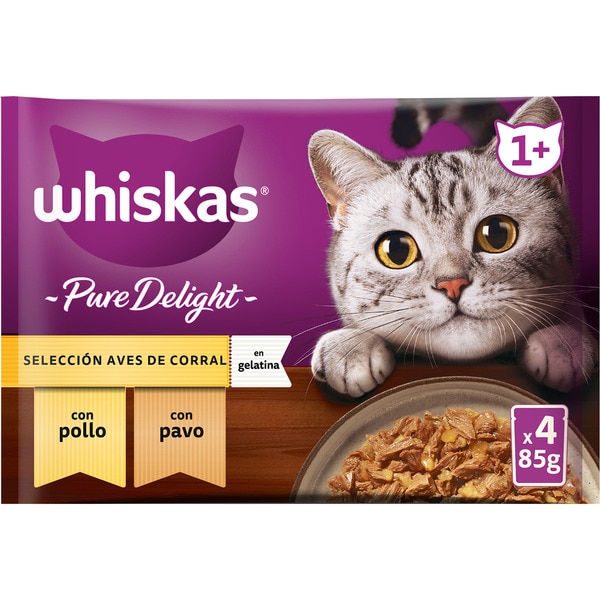 whiskas-pure-delight-delicato-4-x-85-g Whiskas Pure Delight Delicato 4 x 85 g - immagine 1