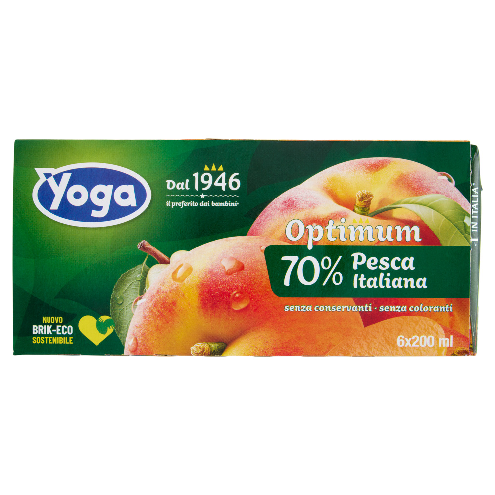 43527-yoga-succo-pesca-brik-6-x-200-ml Yoga Succo Pesca Brik 6 x 200 ml - immagine 1