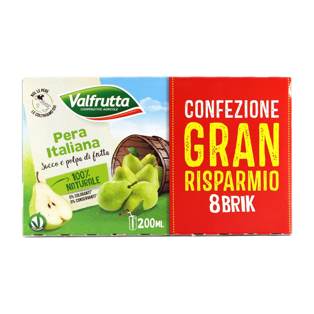sg_bozza_43476_valfrutta-nettare-di-pera-8x200-ml-slim Valfrutta Nettare di Pera 8 x 200 ml Slim - immagine 1