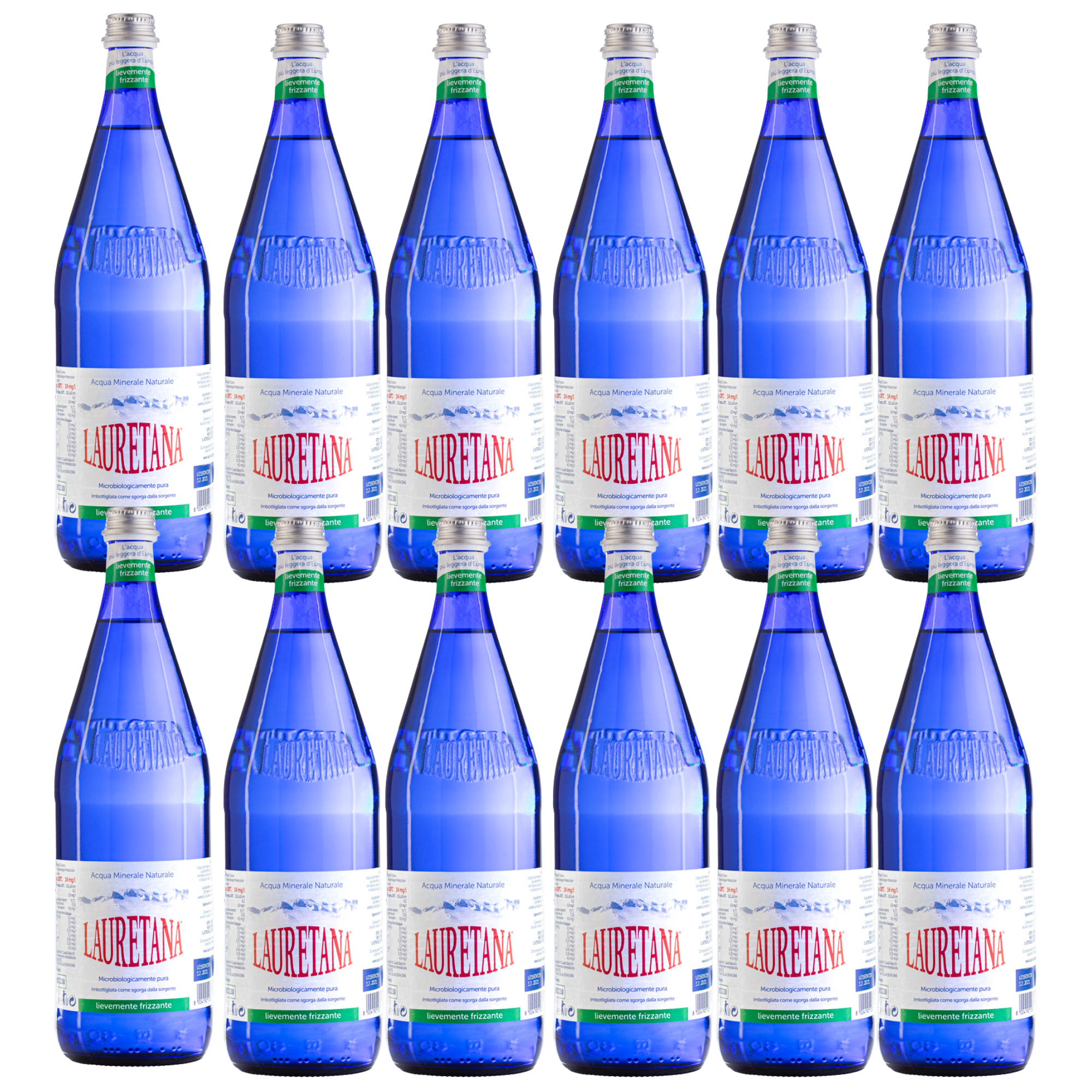 Acqua Lauretana Leggermente frizzante in vetro Acqua Lauretana leggermente frizzante in vetro da 1L - immagine 1