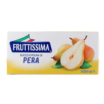 Fruttissima Nettare Pera 3 x 200 ml