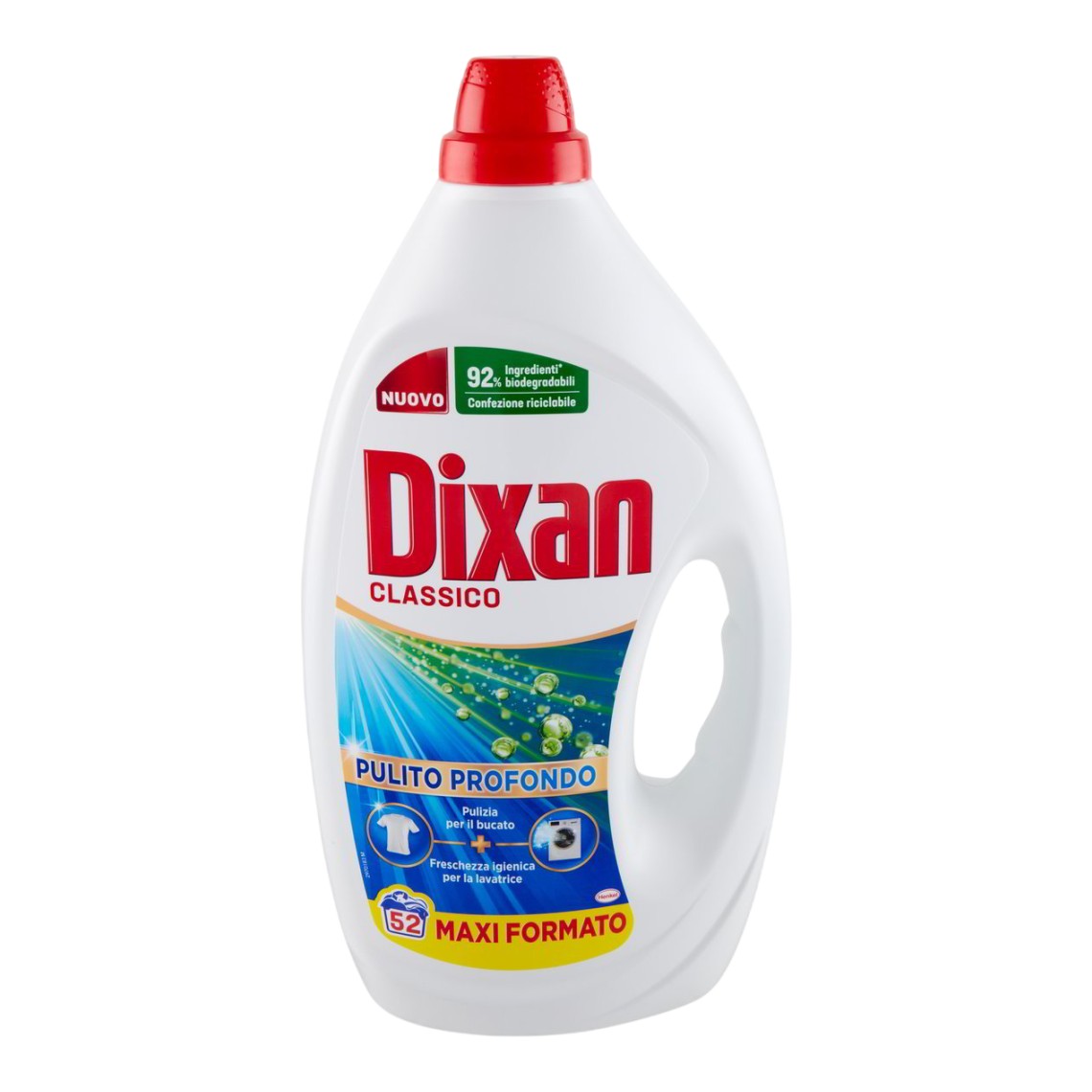 Dixan Lavatrice Liquido Classico 52 lav. 2,340 L Dixan Lavatrice Liquido Classico 52 lav. 2,340 L