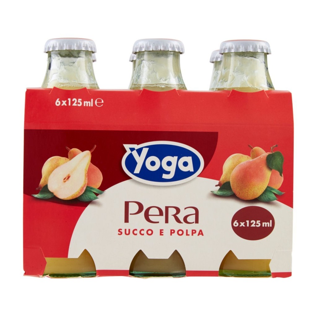 Yoga Succo Pera Bottiglia 6 x 125 ml Yoga Succo Pera Bottiglia 6 x 125 ml