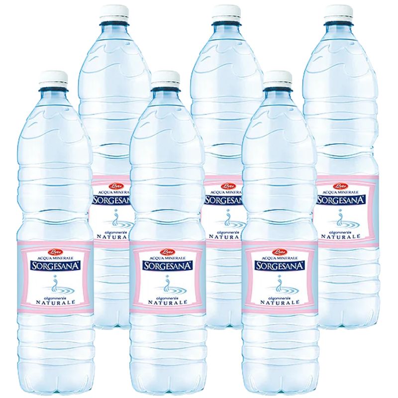 Acqua Sorgesana Naturale 1,5 lt x 6 plastica Acqua Sorgesana Naturale 1,5 lt x 6 plastica - immagine 1