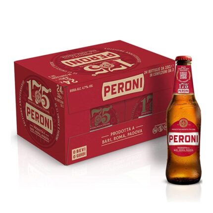 Cassa Birra Peroni 33 cl - Confezione da 24 pz